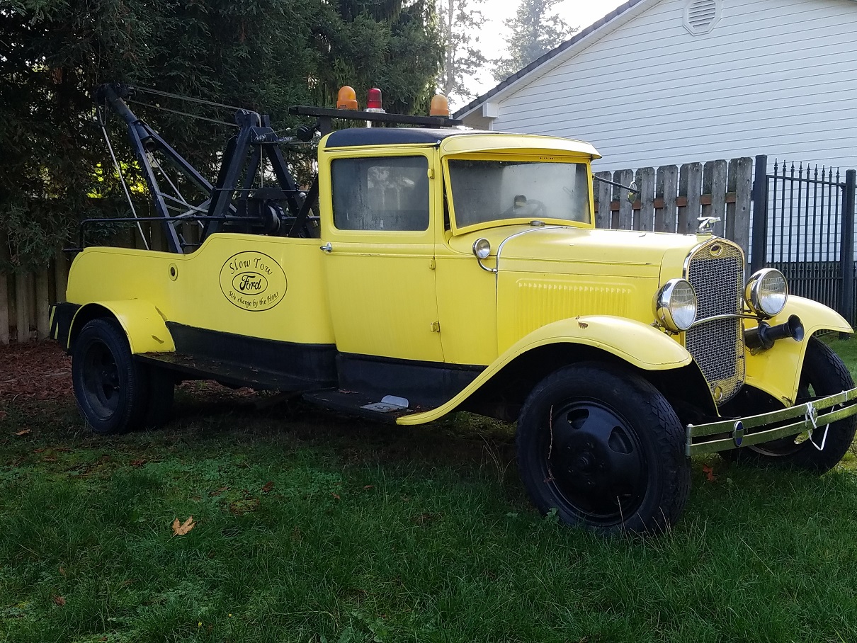 1930 Ford AA tow truck